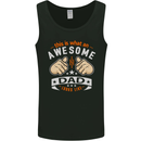 This Is What an Awesome Dad Father's Day Mens Vest Tank Top Black