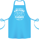 This Is What an Awesome Farmer Looks Like Cotton Apron 100% Organic Turquoise