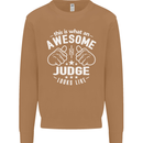 This Is What an Awesome Judge Looks Like Mens Sweatshirt Jumper Caramel Latte