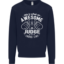 This Is What an Awesome Judge Looks Like Mens Sweatshirt Jumper Navy Blue