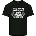 This Is What an Awesome Lorry Driver Looks Mens Cotton T-Shirt Tee Top Black