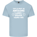 This Is What an Awesome Lorry Driver Looks Mens Cotton T-Shirt Tee Top Light Blue