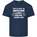 This Is What an Awesome Lorry Driver Looks Mens Cotton T-Shirt Tee Top Navy Blue