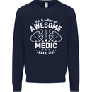 This Is What an Awesome Medic Looks Like Mens Sweatshirt Jumper Navy Blue