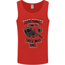 Those Who Bait Fishing Fisherman Funny Mens Vest Tank Top Red