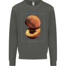 To Mars Peaches Space Planets Cosmos Kids Sweatshirt Jumper Storm Grey