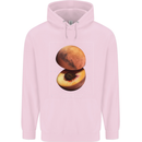 To Mars Peaches Space Planets Cosmos Mens 80% Cotton Hoodie Light Pink