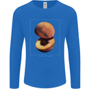 To Mars Peaches Space Planets Cosmos Mens Long Sleeve T-Shirt Royal Blue