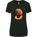 To Mars Peaches Space Planets Cosmos Womens Wider Cut T-Shirt Black