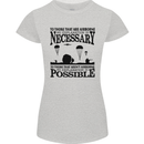 To Those Airborne Paras Parachute Regiment Womens Petite Cut T-Shirt Sports Grey