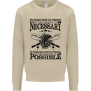 To Those That Go Fishing Funny Fisherman Mens Sweatshirt Jumper Sand