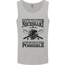 To Those That Go Fishing Funny Fisherman Mens Vest Tank Top Sports Grey