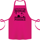 To Those The Parachute Regiment 1 2 3 Para Cotton Apron 100% Organic Pink