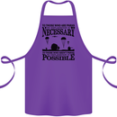 To Those The Parachute Regiment 1 2 3 Para Cotton Apron 100% Organic Purple