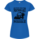 To Those Who Ride a Motorbike Biker Womens Petite Cut T-Shirt Royal Blue