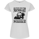 To Those Who Ride a Motorbike Biker Womens Petite Cut T-Shirt White