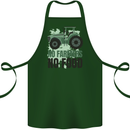 Tractor No Farmers No Food Farming Cotton Apron 100% Organic Forest Green