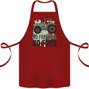 Tractor No Farmers No Food Farming Cotton Apron 100% Organic Maroon