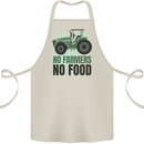 Tractor No Farmers No Food Farming Cotton Apron 100% Organic Natural