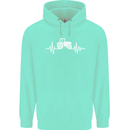 Tractor Pulse Childrens Kids Hoodie Peppermint