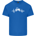 Tractor Pulse Kids T-Shirt Childrens Royal Blue