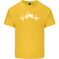 Tractor Pulse Kids T-Shirt Childrens Yellow