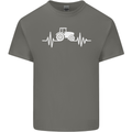 Tractor Pulse Mens Cotton T-Shirt Tee Top Charcoal