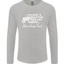 Tractor for My Wife Best Swap Ever Farmer Mens Long Sleeve T-Shirt Sports Grey