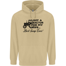Tractor for My Wife Best Swap Ever Farming Mens 80% Cotton Hoodie Sand