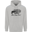 Tractor for My Wife Best Swap Ever Farming Mens 80% Cotton Hoodie Sports Grey