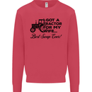 Tractor for My Wife Best Swap Ever Farming Mens Sweatshirt Jumper Heliconia