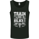 Train Like a Beast Gym Training Top Mens Vest Tank Top Black