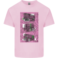 Trains Trainspotting Rail Carriages Mens Cotton T-Shirt Tee Top Light Pink