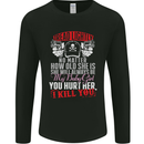 Tread Lightly Protective Dad Father's Day Mens Long Sleeve T-Shirt Black