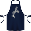 Tree Horse Ecology Equestrian Cotton Apron 100% Organic Navy Blue