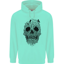Tree Skull Mens 80% Cotton Hoodie Peppermint