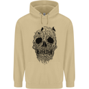 Tree Skull Mens 80% Cotton Hoodie Sand