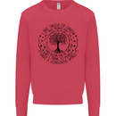 Trees What a Wonderful World Environment Mens Sweatshirt Jumper Heliconia