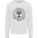 Trees What a Wonderful World Environment Mens Sweatshirt Jumper White