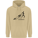 Triathlon Running Swimming Cycling Mens 80% Cotton Hoodie Sand