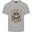 Trident Skull Scuba Diving Octopus Cthulhu Kids T-Shirt Childrens Sports Grey