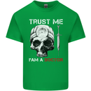 Trust Me I'm a Doctor Skull Gothic Skeleton Mens Cotton T-Shirt Tee Top Irish Green