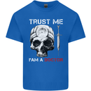 Trust Me I'm a Doctor Skull Gothic Skeleton Mens Cotton T-Shirt Tee Top Royal Blue