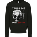 Trust Me I'm a Doctor Skull Gothic Skeleton Mens Sweatshirt Jumper Black