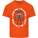 Trust Me I'm a Nerd Geek Graduate Brainy Mens Cotton T-Shirt Tee Top Orange