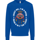 Trust Me I'm a Nerd Geek Graduate Brainy Mens Sweatshirt Jumper Royal Blue