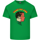Trust No One Devil Demon 2 Faced Satan Kids T-Shirt Childrens Irish Green