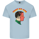 Trust No One Devil Demon 2 Faced Satan Kids T-Shirt Childrens Light Blue