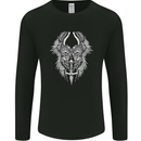 Two Roman Skulls wp Mens Long Sleeve T-Shirt Black