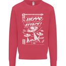 UFO's Attack! Aliens Out of Space Mens Sweatshirt Jumper Heliconia